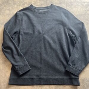 Mizzen Main Sweatshirt Men's M Gray Performance Crew Neck Soft Modal Blend